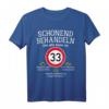 33. Geburtstag T-Shirt - Lustiges Spruchshirt für Männer und Jungen mit Tempo 33 & Oldtimer-Motiv