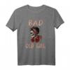 Böses altes Mädchen Rose Schädel Sarkasmus Ironie T-Shirt – Lustiges und Ironisches Frauen T-Shirt für Humorvolle, Bikerinnen & Rockerfrauen