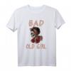 Böses altes Mädchen Rose Schädel Sarkasmus Ironie T-Shirt – Lustiges und Ironisches Frauen T-Shirt für Humorvolle, Bikerinnen & Rockerfrauen