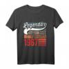 56. Geburtstag T-Shirt - Legendär seit Februar 1967, Lustiges Geschenk für Männer und Frauen, Perfekt für den 56. Geburtstag & Geburtstagsfeier