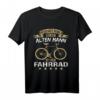 Unterschätze niemals Einen Alten Mann Mit Einem Fahrrad T-Shirt - Lustiges Fahrrad Geschenk für Vater, Opa & Rentner zum Geburtstag oder Vatertag