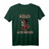 Böses altes Mädchen Rose Schädel Sarkasmus Ironie T-Shirt – Humorvolles Design für Frauen mit Spaß an Ironie & Sarkasmus