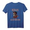 Böses altes Mädchen Rose Schädel Sarkasmus Ironie T-Shirt – Humorvolles Design für Frauen mit Spaß an Ironie & Sarkasmus