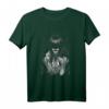 Ästhetisches Mädchen mit Blume & Skelett - Soft Grunge Horror T-Shirt für Damen mit klassischem Schnitt