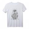 Ästhetisches Mädchen mit Blume & Skelett - Soft Grunge Horror T-Shirt für Damen mit klassischem Schnitt