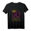 50. Geburtstag Queen T-Shirt - Geschenk für Frauen zum 50. Jubiläum, Königin Design, klassisch geschnitten