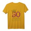 50. Geburtstag Queen T-Shirt - Geschenk für Frauen zum 50. Jubiläum, Königin Design, klassisch geschnitten