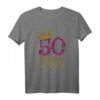 50. Geburtstag Queen T-Shirt - Geschenk für Frauen zum 50. Jubiläum, Königin Design, klassisch geschnitten
