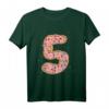 Nummer 5 Donut mit Streuseln Rosa - Geburtstags T-Shirt für 5-Jährige, Perfekt für Kindergeburtstag & Fototermin
