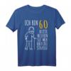 Lustiges 60er Geburtstag T-Shirt für Männer – Witziges Design zum 60. Geburtstag, inklusive Spruch 'Ich bin 60, bitte helfen Sie mir über die Straße'