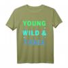 Kinder T-Shirt zum 3. Geburtstag - Young Wild And Three für Jungen und Mädchen, Perfekt für die unvergessliche Geburtstagsfeier
