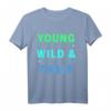 Kinder T-Shirt zum 3. Geburtstag - Young Wild And Three für Jungen und Mädchen, Perfekt für die unvergessliche Geburtstagsfeier