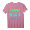 Kinder T-Shirt zum 3. Geburtstag - Young Wild And Three für Jungen und Mädchen, Perfekt für die unvergessliche Geburtstagsfeier