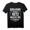 Baujahr Februar 1972 Vintage Mann Frau 50. Geburtstag T-Shirt – Lustiges Geschenk zum 50. Geburtstag mit Retro-Design