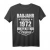 Baujahr Februar 1972 Vintage Mann Frau 50. Geburtstag T-Shirt – Lustiges Geschenk zum 50. Geburtstag mit Retro-Design