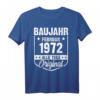 Baujahr Februar 1972 Vintage Mann Frau 50. Geburtstag T-Shirt – Lustiges Geschenk zum 50. Geburtstag mit Retro-Design