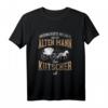 Alter Mann Der Kutscher Ist Pferdekutsche Rentner Kutscher T-Shirt - Lustiges Geschenk für Rentner und Pferdeliebhaber