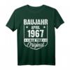 Baujahr April 1967 Vintage Mann Frau - 55. Geburtstag T-Shirt für Damen und Herren, lustiges Geburtstagsgeschenk zum 55. mit Vintage Design
