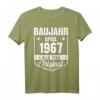 Baujahr April 1967 Vintage Mann Frau - 55. Geburtstag T-Shirt für Damen und Herren, lustiges Geburtstagsgeschenk zum 55. mit Vintage Design
