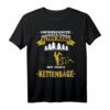Unterschätze niemals einen alten Mann mit Kättensäge T-Shirt – Perfektes Geschenk für Holzfäller und Waldarbeiter
