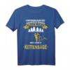 Unterschätze niemals einen alten Mann mit Kättensäge T-Shirt – Perfektes Geschenk für Holzfäller und Waldarbeiter