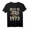 Best of 1973 Vintage T-Shirt mit Audiokassette – 51. Geburtstag Geschenk für 1973 Geborene, Retro Design