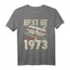 Best of 1973 Vintage T-Shirt mit Audiokassette – 51. Geburtstag Geschenk für 1973 Geborene, Retro Design
