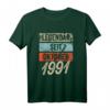 Lustiges 32. Geburtstag T-Shirt für Männer - Legendär seit 1991, Perfekt als Geschenk, Deko & Erinnerung