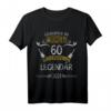 60 Jahre Alt Outfit geboren 1961 - Retro Vintage T-Shirt zum 60. Geburtstag für Männer und Frauen