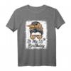 Geschenk zum 55. Geburtstag für Frauen - Leopardenmuster T-Shirt mit süßem Design, perfekt für Mutter, Oma, Schwester & Freundinnen