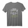 Herren Fahrrad T-Shirt - Unterschätze Nie einen Alten Mann Auf Einem Fahrrad, Lustiges und Hochwertiges Geschenk