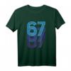 67. Geburtstag T-Shirt mit Glückszahl 67 – Retro Vintage Design für Männer und Frauen, perfektes Geschenk für Jubilare