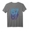 67. Geburtstag T-Shirt mit Glückszahl 67 – Retro Vintage Design für Männer und Frauen, perfektes Geschenk für Jubilare