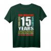 15. Geburtstag T-Shirt für Jungen und Mädchen - Retro Vintage Design, Geschenkidee für den 15. Geburtstag, Feier zum 15. Geburtstag