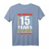 15. Geburtstag T-Shirt für Jungen und Mädchen - Retro Vintage Design, Geschenkidee für den 15. Geburtstag, Feier zum 15. Geburtstag