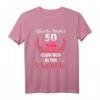 Lustiges 50. Geburtstag T-Shirt für Frauen - Willkommen im Club der alten Schachteln, ideales Geschenk & Deko zum 50. Geburtstag für Freundin & Frau