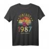 Vintage 1987 Made in 1987 34. Geburtstag T-Shirt für Frauen und Männer - Limitierte Retro Auflage für den besonderen Geburtstag