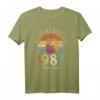 Vintage 1987 Made in 1987 34. Geburtstag T-Shirt für Frauen und Männer - Limitierte Retro Auflage für den besonderen Geburtstag