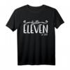 Hello Eleven Est. 2012 T-Shirt – Perfektes 11. Geburtstag Geschenk für Mädchen und Kinder, Party-Outfit & Dekoration