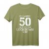 50. Geburtstag Mann Frau Ich wurde 50, als ich im Lockdown war T-Shirt – Lustiges Retro Design Geschenk für Geburtstagsparty & Überraschung