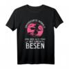 Lustiges Hexen Kostüm Halloween - Böse alte Frau mit Hexenhut und Besen, Perfekt für Kostümparty & Halloween