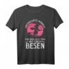 Lustiges Hexen Kostüm Halloween - Böse alte Frau mit Hexenhut und Besen, Perfekt für Kostümparty & Halloween