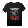 Unterschätze niemals Einen Alten Mann Feuerwehr T-Shirt – Humorvolles Geschenk für Feuerwehrmänner & Großväter, ideal für den Einsatz und Alltag