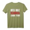 HapDog T-Shirt mit Spruch 'Old but Stronger than you' – Geschenk für starke Frauen und Männer zum Jubiläum