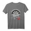 Unterschätze niemals einen alten Mann mit einem Dartpfeil T-Shirt – Lustiges Geschenk für Dartspieler, Turniere & Dart-Abende