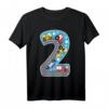 2. Geburtstag Kinder T-Shirt mit Zahl 2, Transportmotiven, klassisch geschnitten – Perfekt für den Kindergeburtstag