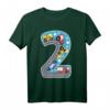 2. Geburtstag Kinder T-Shirt mit Zahl 2, Transportmotiven, klassisch geschnitten – Perfekt für den Kindergeburtstag