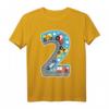 2. Geburtstag Kinder T-Shirt mit Zahl 2, Transportmotiven, klassisch geschnitten – Perfekt für den Kindergeburtstag