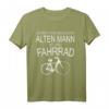 Unterschätze niemals einen alten Mann mit Fahrrad T-Shirt – Perfektes Geschenk für Opa, Papa & Radfahrer zum Geburtstag, Vatertag & Weihnachten