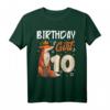 Fuchs Tierliebhaber T-Shirt für Mädchen zum 10. Geburtstag - Süßes Tiermotiv für Party & Familienfotos
